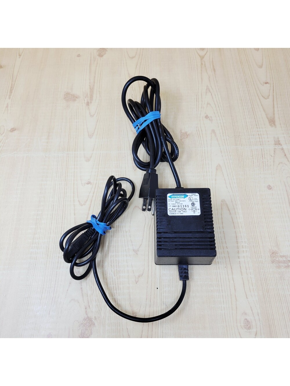27v 27 volt HYPERCOM adapter cord - credit card machine T7P T7 plus power plug